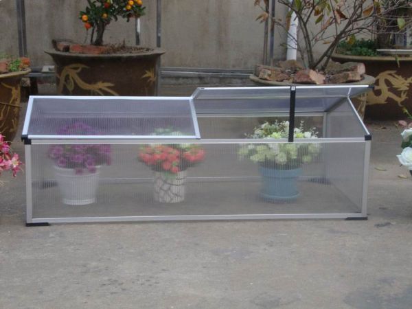 0.72 m2 Mini �ift Kapakl� Hobi Bah�e Seras�